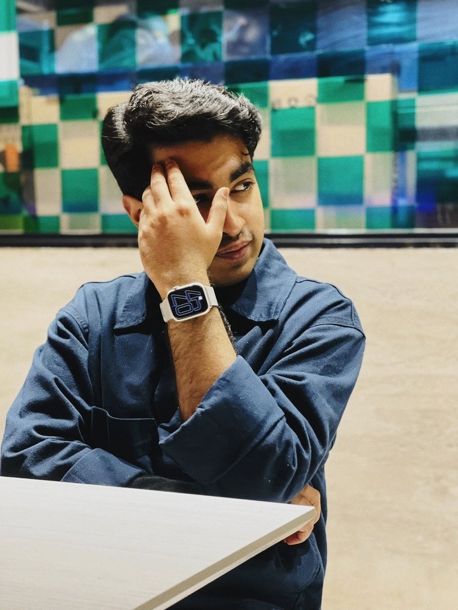 Ahad thinking through a problem