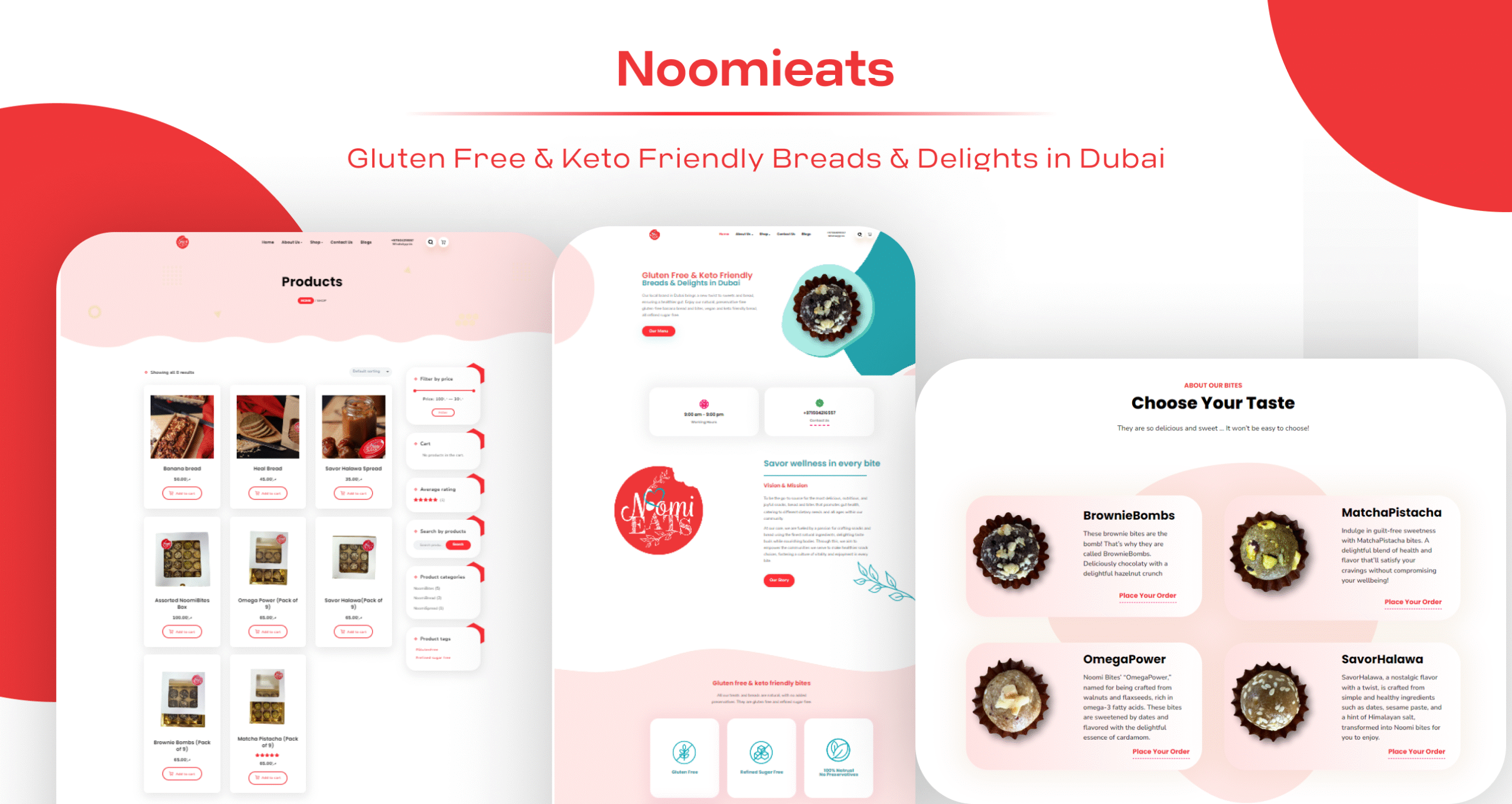 Project preview 2 — app UI and brand visuals